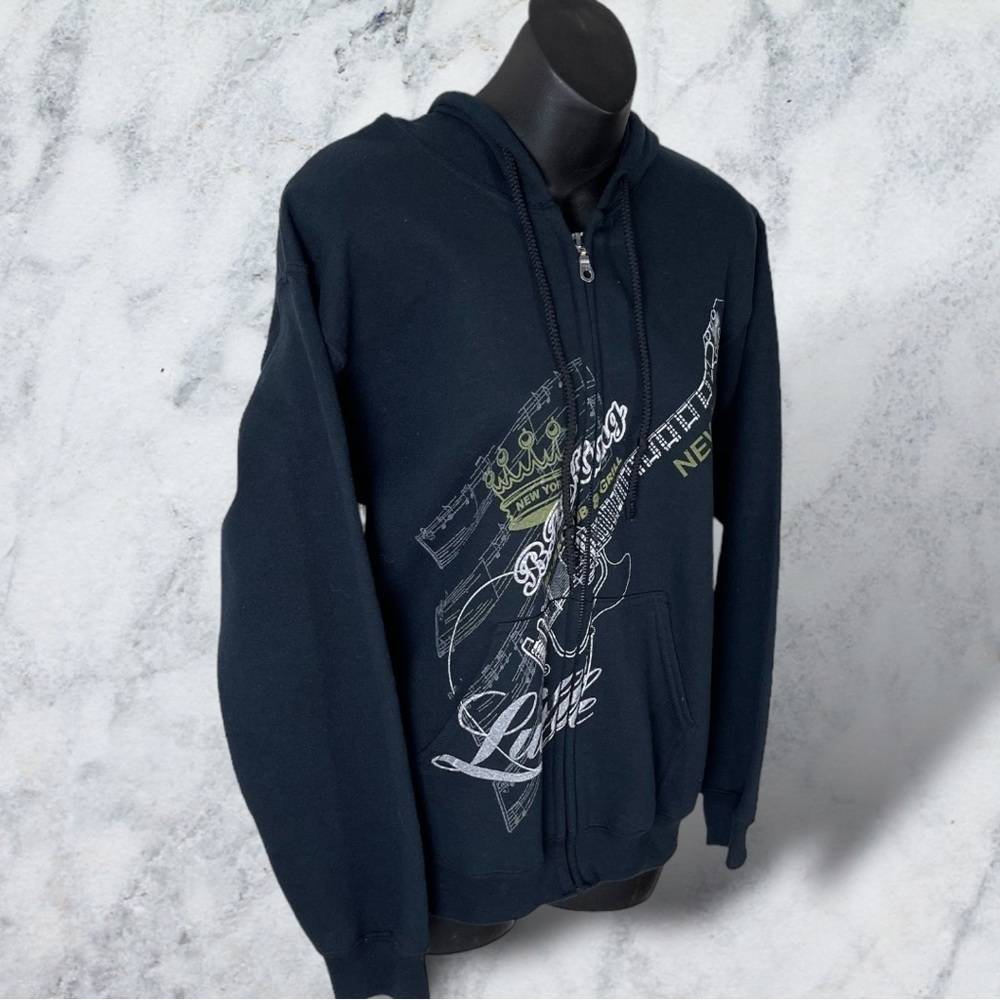 B.B. King Blue Club and Grill “Lucille” Navy Hoodie Women’s Size Small